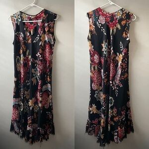 Uru V-neck Silk Dress size XL